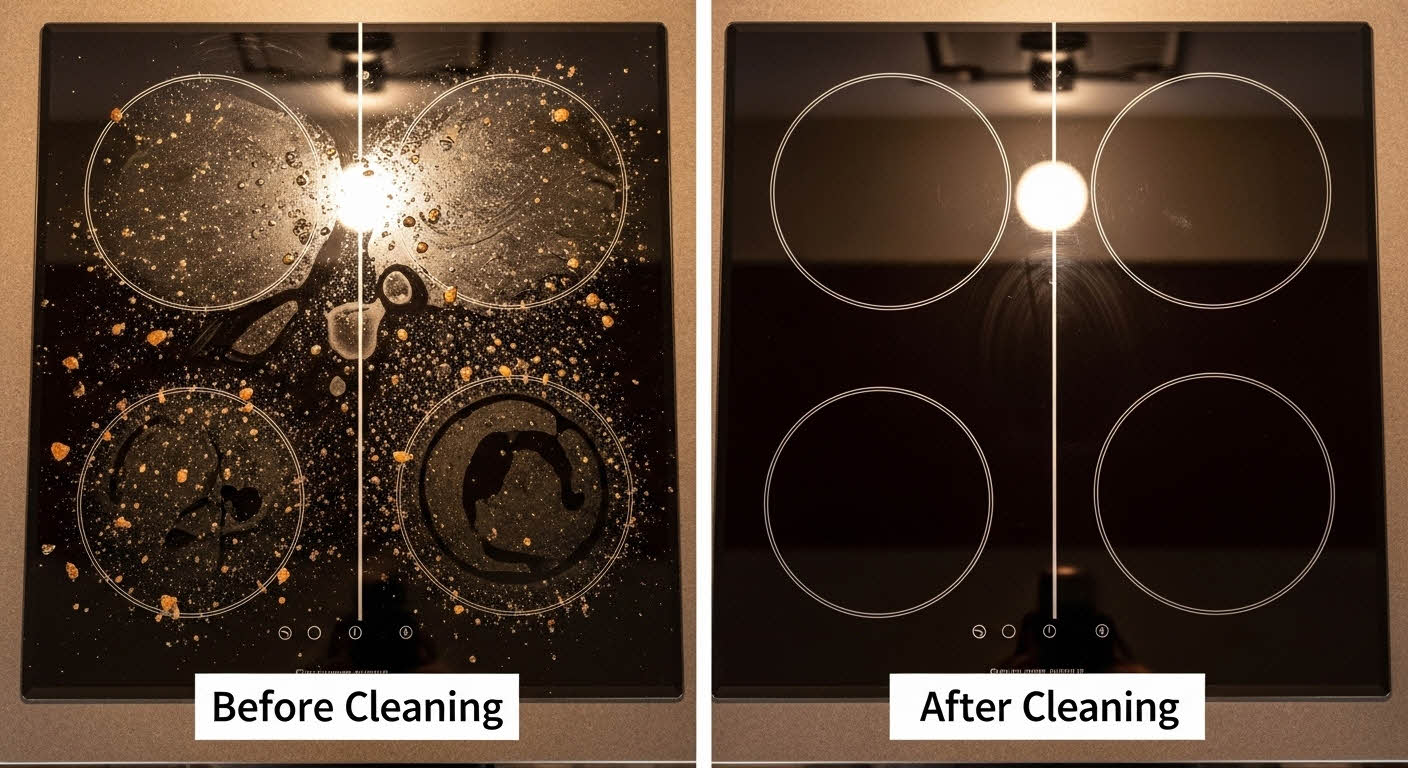 인덕션 소독 전후